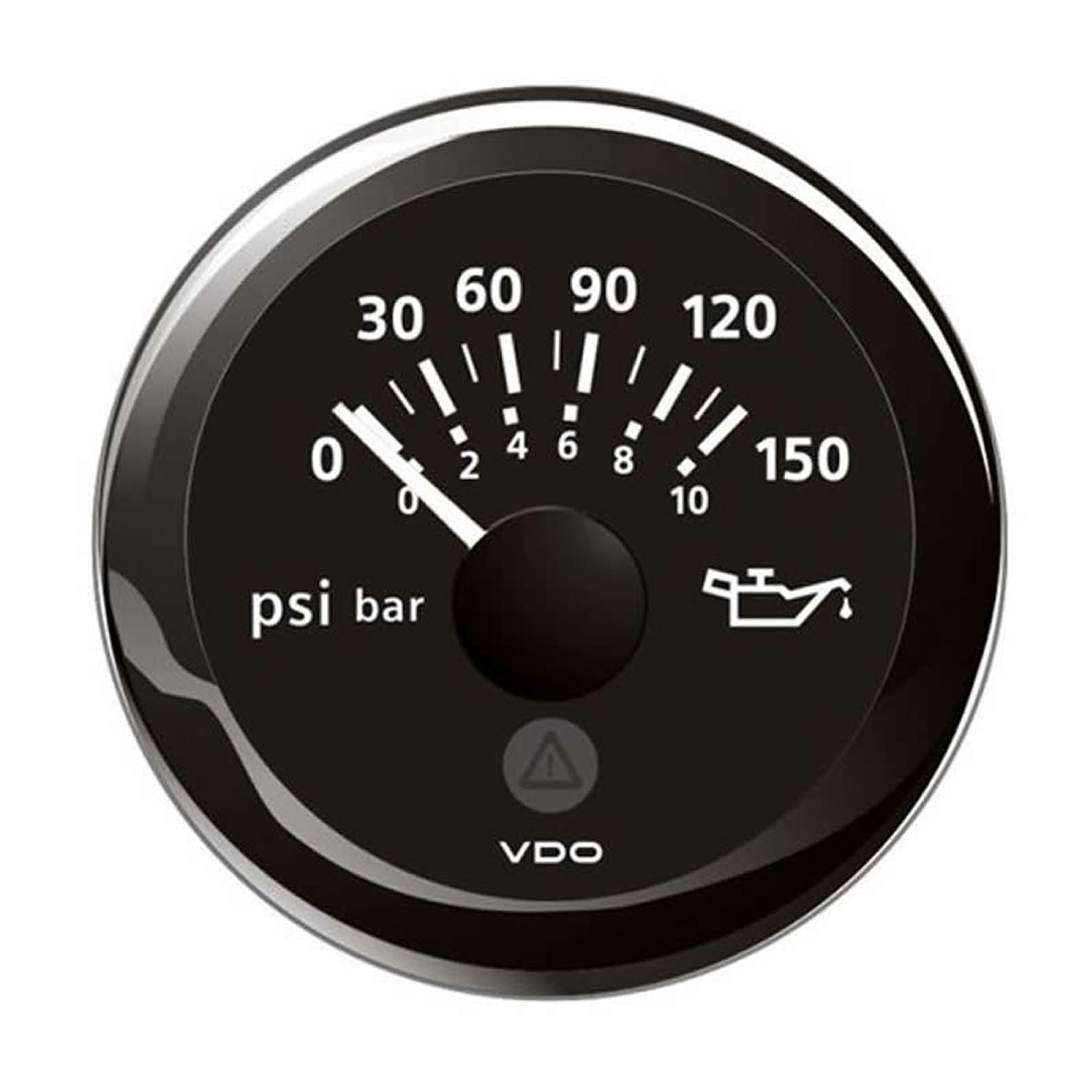 VDO Marine Engine Oil Pressure 150PSI Black 52mm